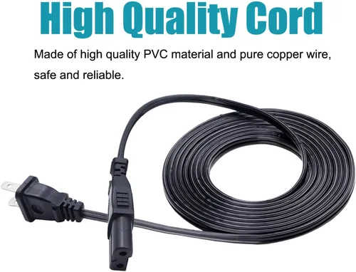 Vista 4 de Cable de alimentación de repuesto para máquina de coser cantante Quantum Stylist 7256 7258 7412 9960 9940 1500 3400 2210 9240 Brilliance 6199 6180