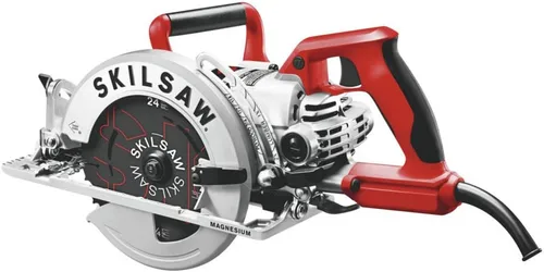 Vista 7 de Skilsaw SPT77WML-01 Sierra circular ligera de accionamiento helicoidal de 15 A, 7-1/4 pulgadas 11.5 Lb Magnesium Worm-Drive, Dual-Field 15a Motor