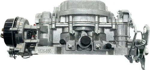 Vista 3 de 1826 18026 - Repuesto de carburador de 4 barriles para carburador Thunder AVS de 650 CFM, acabado satinado, orificio cuadrado todoterreno