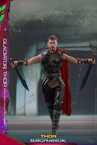Vista 2 de Marvel Thor 3: Ragnarok - Figura de acción a escala 1:6 de Gladiator Thor