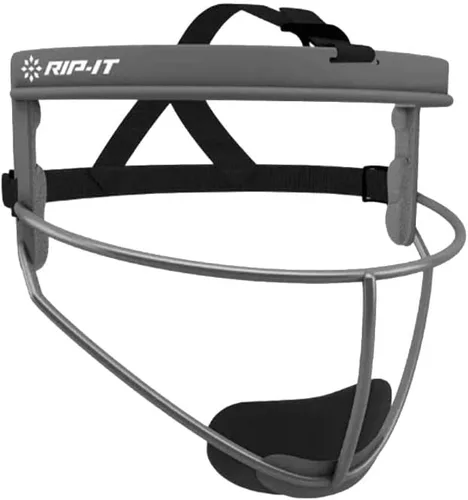 Vista 14 de RIP-IT Máscara facial de sóftbol de defensa original Máscara protectora ligera de campo de sóftbol