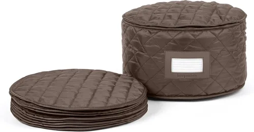 Vista 23 de Covermates Keepsakes - Juego de 4 separadores acolchados - Protección contra arañazos y roturas - Resistente a las manchas - Lavable a máquina
