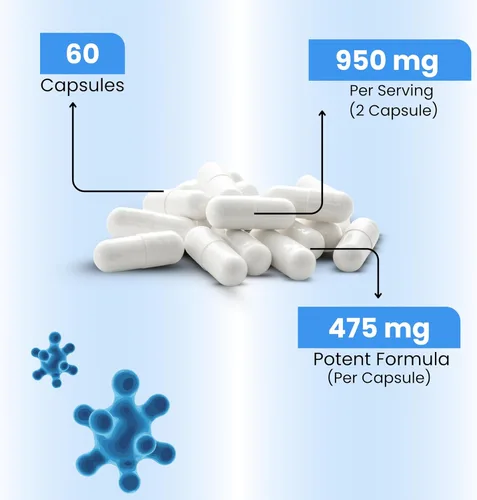Vista 3 de NAD+ Cápsulas 950mg 60 cápsulas vegetales Energía celular y apoyo saludable al envejecimiento aumenta el metabolismo, la inmunidad y la función
