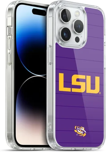 Vista 228 de Head Case Designs Funda de gel suave con licencia oficial de la Universidad Estatal de Louisiana LSU Camou compatible con Apple iPhone 7 Plus/iPhone