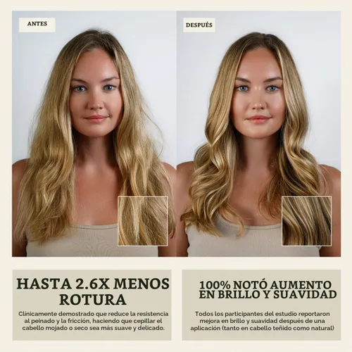 Vista 2 de Remilia Hair Cápsulas de queratina para el cabello con Pro-Vitamina B5 – Suero nutritivo para el cabello que no se lava para suavidad, brillo e