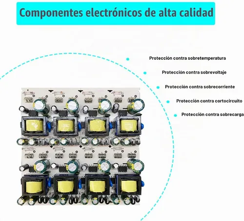 Vista 9 de adaptador de fuente de poder CC de 12V, con interruptor ON/OFF para iluminación LED de 12V., negro, 0093, 24.00watts, 12.00 volts