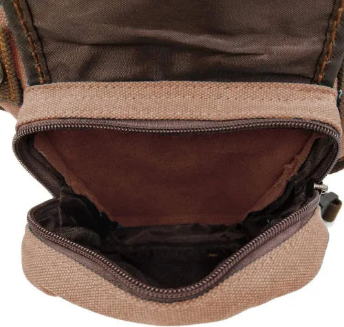 Vista 28 de Riñonera táctica al aire libre para hombres y mujeres, bolsa multifuncional para el muslo para motocicleta, bicicleta, senderismo, viajes, pesca