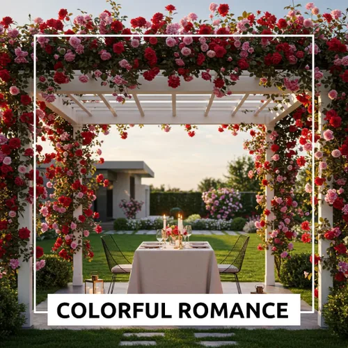 Vista 4 de Semillas de vid de rosas trepadoras, más de 30 semillas para plantar, hermosas flores, ideales para enrejados, cercas y paredes de jardín, semillas