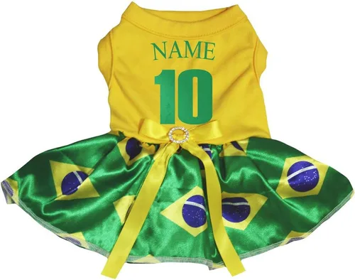 Vista 3 de Petitebella Ropa para cachorros para perros número 10 Personalize National Dress (XS, Argentina)