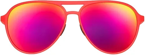 Vista 2 de Goodr Mach GS - Gafas de sol polarizadas para hombre, color rojo