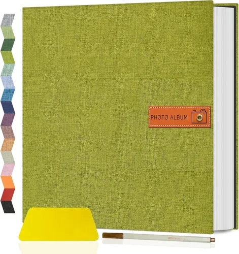 Vista 21 de Popotop Álbum de fotos grande autoadhesivo 4x6 5x7 8x10 Álbum de recortes DIY Libro de imágenes, Regalos para mamá, familia, bebé y boda