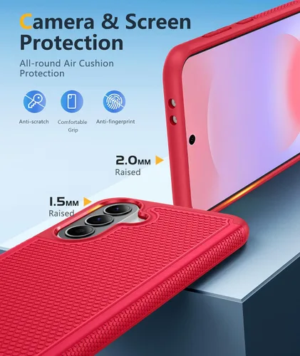 Vista 1039 de FNTCASE Funda para iPhone 17 Pro: Fundas delgadas translúcidas de color azul claro compatibles con MagSafe, protección completa de la cámara
