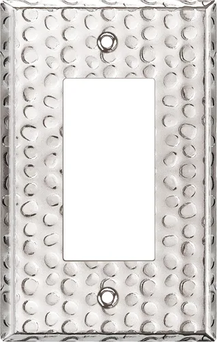 Vista 49 de LIDER Placa decorativa de pared de metal para interruptor o receptáculo, cubierta de salida de acero inoxidable, resistente a la corrosión