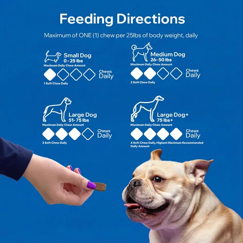 Vista 9 de Probióticos para perros para la salud intestinal, salud digestiva, estómago sensible, diarrea, inmunidad, piel/pelaje - probióticos prebióticos