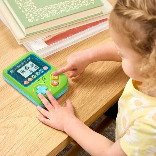 Vista 4 de LeapFrog Juguete de videojuego de mano preescolar Game and Go, verde