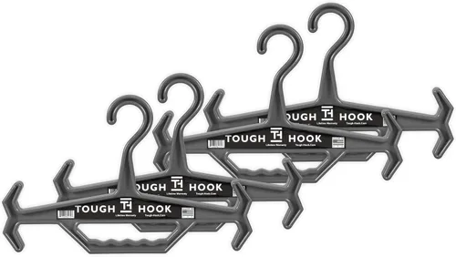 Vista 36 de Tough Hook ID - Percha de identificación resistente, fabricada en Estados Unidos, tapa de 200 libras, portaplatos, equipo táctico, buceo BCD
