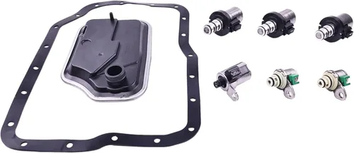 Vista 3 de Kit de servicio de filtro de solenoide de cambio de transmisión 4F27E Compatible con Ford Focus Transit Connect Compatible con Mazda Protege