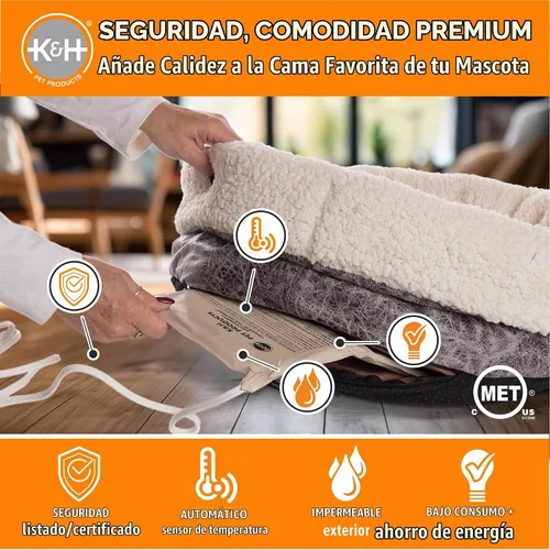 Vista 3 de K&H PET PRODUCTS K & H PET PRODUCTOS MET WEARD WEADER TAN PEQUEÑO 8,5 x 9 pulgadas
