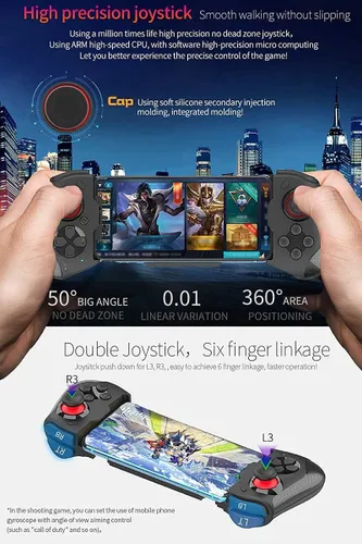 Vista 7 de Mando de juego móvil para iPhone 1414 Plus14 Pro14 Pro Max131211 iPad MacBook iOS Android Samsung One Plus TCL tableta PC mando inalámbrico