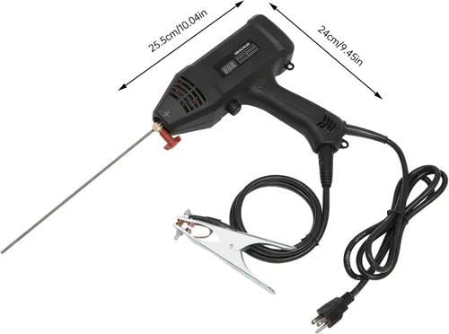 Vista 6 de Máquina de soldar, kit de soldador de mano, máquina de soldadura portátil de 110 V, soldador digital de voltaje de 3000 W con caja de herramientas