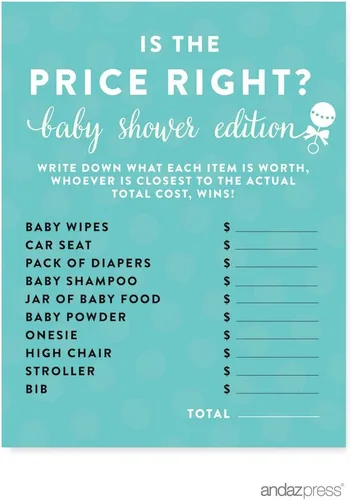 Vista 40 de Colección de Baby shower de Andaz Press Baby & Co., Banner Cards & Gifts, 1