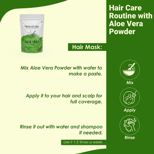 Vista 4 de minature 100% aloevera en polvo (Aloe Barbadenis) 3.53 oz (3.5 onzas) Polvo de hoja de aloe vera puro Hazlo tú mismo para la piel, la salud