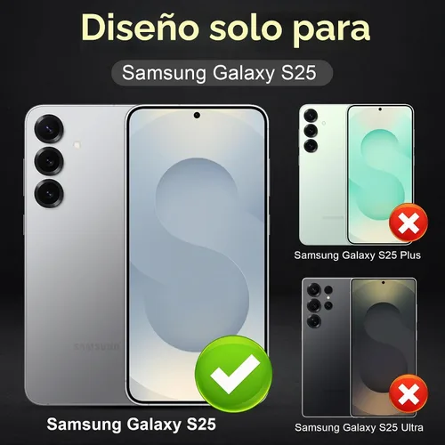 Vista 2 de YWXTW Protector de lente de cámara para accesorios Samsung Galaxy S25 [ajuste 1:1 y ultra claridad] 9H vidrio templado metal anillo individual Negro