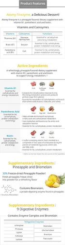 Vista 3 de Atomy Finezyme Piña Fermentación Enzimas Digestivas - 30 Paquetes