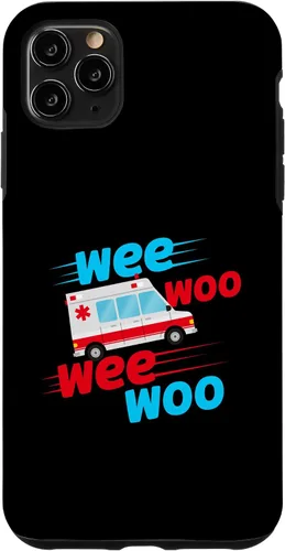 Vista 13 de Funda EMT para iPhone 13 Pro Max Wee Woo Wee Woo Ambulancia Técnico Paramédico