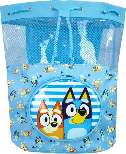 Vista 2 de Bluey Bolsa de natación para niños, mochila con cordón de natación para niños o niñas, color azul, Azul, Mochilas Tradicionales