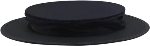 Vista 5 de WSNMING Sombrero plegable de la parte superior del sombrero-mago plegable de la parte superior negra del sombrero de primavera del truco de la magia