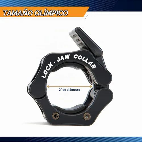 Vista 3 de Steelbody Collares de mandíbula con bloqueo de barra olímpica