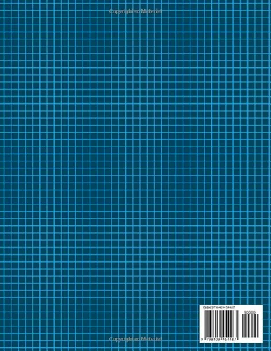 Vista 2 de Graph Composition Book Quad Ruled Graph Paper Notebook for School, College, Artists, Calligraphers and Writers