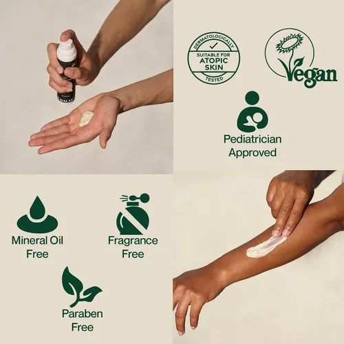 Vista 8 de Balmonds - Crema hidratante diaria - 3.5 oz (3.4 fl oz) - Hidratante 99% natural - Cara y cuerpo - Sin fragancia - Vegana/Libre de crueldad - Todo