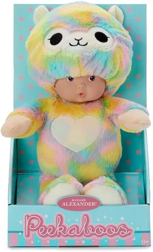 Vista 2 de Madame Alexander 12" Peekaboos, Llama, Tono De Piel Claro
