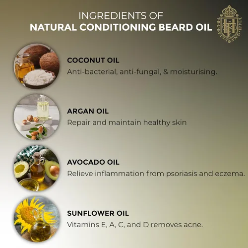 Vista 6 de Truefitt & Hill Aceite para barba, repleto de aceites esenciales para deslizamiento, hidratación, curación y acondicionamiento, se aplica sobre