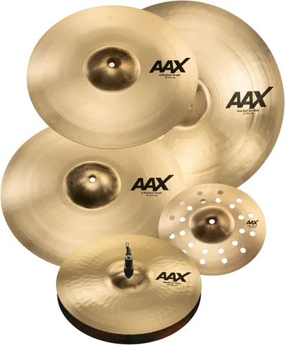 Vista 2 de SABIAN AAX - Paquete de platillos de alabanza y adoración, acabado brillante