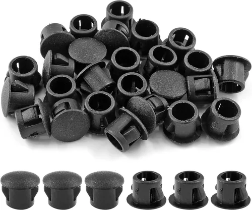 Vista 18 de 30 tapones blancos para agujeros – Tapones de plástico tipo empotrado de 1-1/4 pulgadas (1.260 in) a presión en tubo de orificio de bloqueo