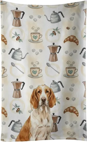 Vista 152 de Caroline's Treasures Afghan Hound - Toalla de cocina para barra de café, terciopelo frontal y lazo de algodón, lavable a máquina Sabueso afgano