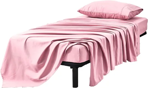 Vista 20 de Kingnex Sábanas de sofá cama individual para sofá cama extraíble de 36 x 72 pulgadas, microfibra suave de doble cepillado 1800, 3 piezas incluyen 1