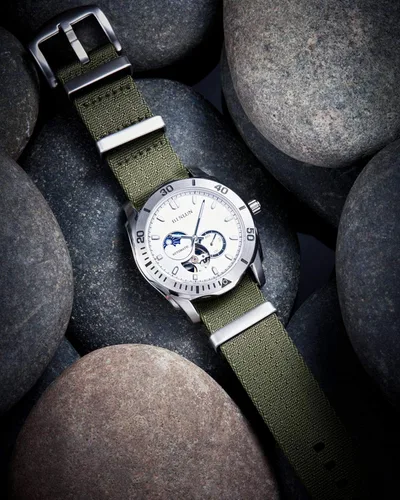 Vista 4 de BINLUN Correa de reloj de nailon multicolor de repuesto para hombres y mujeres