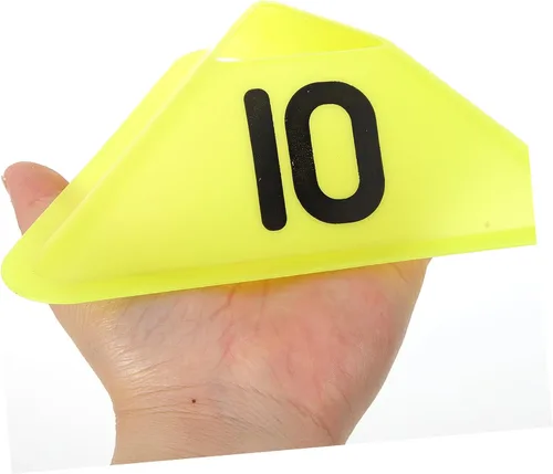 Vista 7 de SUPVOX 10 Uds. Equipo de Entrenamiento Conos de Disco de Fútbol Conos de Disco de Entrenamiento de Fútbol para Niños Agilidad Conos de Tráfico Conos