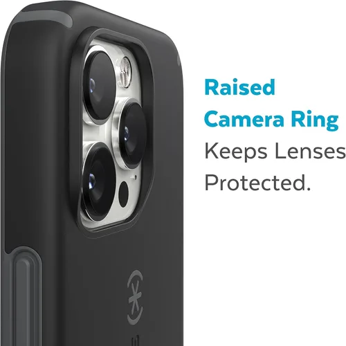 Vista 5 de Speck Funda delgada para iPhone 14 Pro, protección contra caídas, resistente a los arañazos, tacto suave para iPhone 14 Pro de 6.1 pulgadas, doble