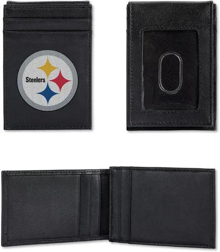 Vista 28 de NFL Rico Industries - Cartera bordada con bolsillo frontal, gran artículo de regalo, San Francisco 49Ers, Bolsillo frontal