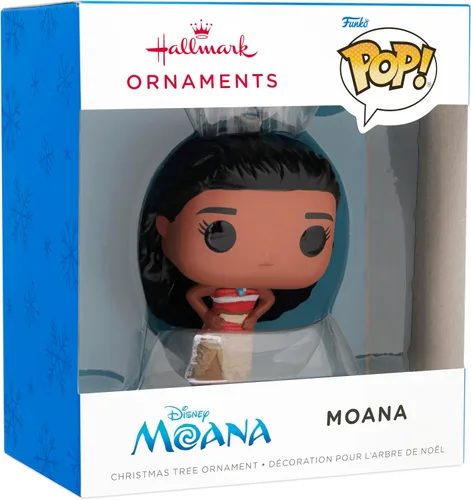 Vista 3 de Hallmark Disney Princess Moana Funko Pop! Adorno navideño