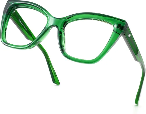 Vista 64 de Blue Light Blocking Glasses for Women Men Metal Round Frame Gris (Smoke Grey)