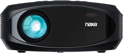 Vista 4 de Naxa Electronics NVP-3003C - Proyector LCD de cine en casa de 210 pulgadas con control remoto y funda, HDMI x 2, USB 2.0, soporte MicroSD, entrada