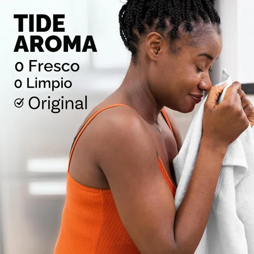 Vista 4 de Downy Unstopables - Perlas potenciadoras de aroma para lavar la ropa, Tide Original, 13.4 onzas