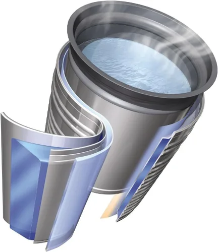Vista 4 de Zojirushi America Corporation CV-DCC40XT Calentador de agua híbrida VE, Marrón oscuro inoxidable