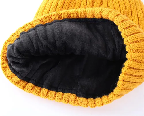 Vista 6 de Connectyle Gorro clásico de invierno cálido para hombre con forro